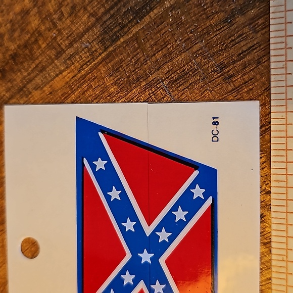 Vintage rebel flag dixie sticker - Picture 4 of 8